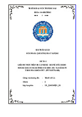 Liên hệ thực tiễn việc áp dụng Nguyên tắc Định hướng Khách hàng theo ISO 9000:2015 tại Công ty TNH H Phần mềm FPT (FPT Software) | Bài thảo luận quản trị chất lượng