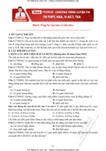 Bài 8. Tổng ôn căn bản về tiến hóa - Ôn luyện thi HSA