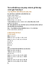 Tính chất kết hợp của phép nhân là gì? Bài tập và lời giải Toán lớp 4