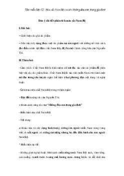 Phân tích màu sắc Nam Bộ trong truyện Những đứa con trong gia đình | Văn mẫu 12
