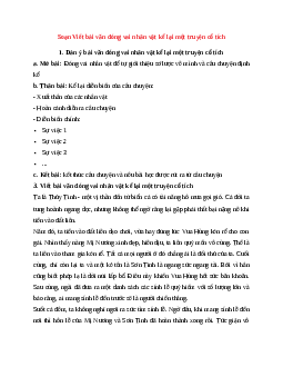Soạn bài Viết bài văn đóng vai nhân vật kể lại một truyện cổ tích | Ngữ Văn 6 Kết nối tri thức