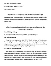 Bài tập thảo luận học phần xây dựng và phát triển vốn tài liệu | Học viện Hành chính Quốc gia