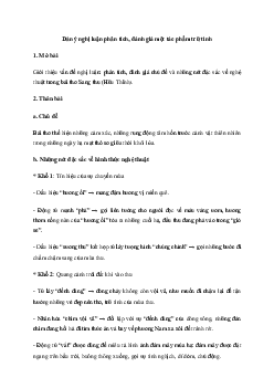 Viết văn bản nghị luận phân tích, đánh giá một tác phẩm trữ tình Ngữ Văn 10 Chân Trời Sáng Tạo