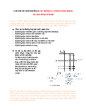 Câu hỏi ôn tập học phần Hệ thống kỹ thuật công trình - Hệ thống kỹ thuật công trình | Trường Đại học Kiến trúc Hà Nội