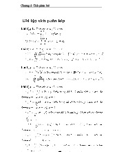 BT GT Chương 2 - Giải thích và Bài tập về Giải tích Chương 2. Môn Toán cao cấp | Đại học Trường Đại học Phenika.
