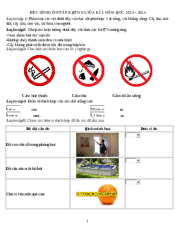 Đề cương ôn tập giữa học kì 1 môn Khoa học tự nhiên 6 sách Kết nối tri thức với cuộc sống | Bộ 2