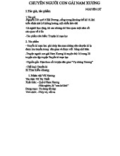 Nghiên cứu Truyện Người Con Gái Nam Xương - CN văn học VN