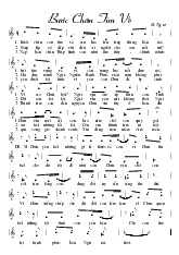 Bản nhạc Bước chân tìm về - M.Tigon
