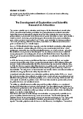 IELTS test 1: The rise of exploration and science in Antarctica môn English | Đại học kinh tế Quốc dân