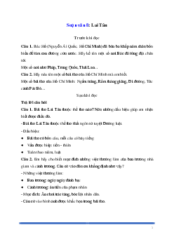 Soạn bài: Lai Tân Ngữ Văn 8 | Kết nối tri thức