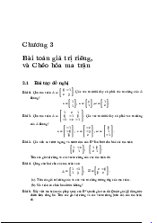 Bài Tập Chương 3 - Đại số tuyến tính | Trường Đại học Phenika
