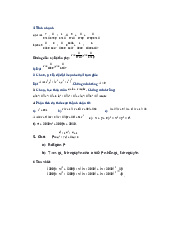 Một số câu hỏi ôn tập - Lý thuyết Xác suất | Đại học Sư Phạm Hà Nội
