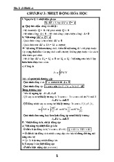 Chương 3: Nhiệt động hóa học | Trường Đại học Y Dược Cần Thơ