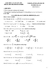 Ôn tập giữa kì 1 Toán 11 năm 2024 – 2025 trường THPT Trần Phú – Hà Nội