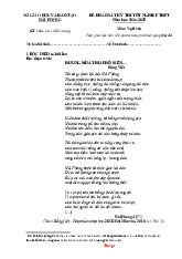 Đề Thi Thử Tốt Nghiệp 2025 Ngữ Văn Sở GD Hải Phòng Có Lời Giải