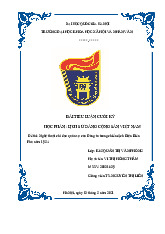 Nghệ thuật chỉ đạo quân sự của Đảng ta trong chiến dịch Điện Biên Phủ năm 1954 | Tiểu luận cuối kì Lịch sử đảng