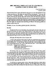 Tâm lý học - Biểu hiện đặc trưng của sự vô cảm trong gia đình ở trẻ vị thành niên