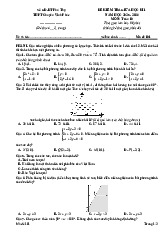 Đề giữa kỳ 1 Toán 10 năm 2025 – 2026 trường THPT chuyên Vĩnh Phúc – Phú Thọ