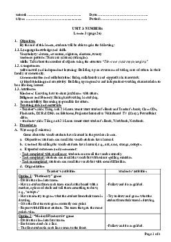 Unit 3: U3L3A| Giáo án Tiếng Anh 2 sách i-Learn Smart Start (Cả năm)