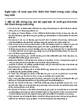 Nghị luận về vượt qua khó khăn thử thách trong cuộc sống hay nhất | Văn mẫu 9