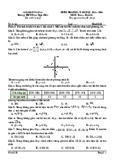 Đề thi HK1 Toán 12 năm 2024 – 2025 trường THPT Phan Ngọc Hiển – Cà Mau