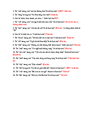 Ôn tập phần từ loại học phần - Việt ngữ học | Đại Học Hà Nội