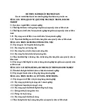Đề cương ôn tập Nguyên lý thống kê | Đại học Kinh tế kỹ thuật công nghiệp