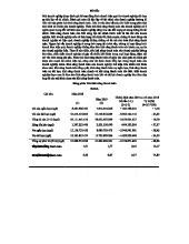 Phân tích khả năng thanh toán doanh nghiệp HAGL giai đoạn 2018-2019
