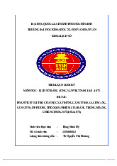 Tiểu luận cuối kỳ Lịch sử Đảng Cộng sản VN_ Xây dựng căn cứ địa 1954-1975 môn Xã hội học đại cương - Trường Đại học Khoa học xã hội và nhân văn , Đại học quốc gia Thành phố Hồ Chí Minh.