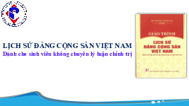 Slide giáo trình Lịch sử Đảng Việt Nam - Mục 3