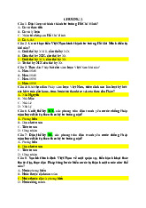 Đề cương môn Tư tưởng Hồ chí minh - Trường Đại học lao động -  xã hội