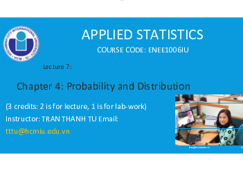 Lecture 7 - ENEE1006IU