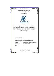 Đồ án thiết kế cung cấp điện - Hệ thống điện |  Trường đại học Điện Lực