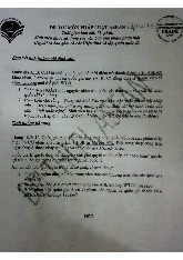 Đề thi cuối kỳ học phần Pháp luật Asean năm 2024 - 2025 | Đại học Luật Thành phố Hồ Chí Minh