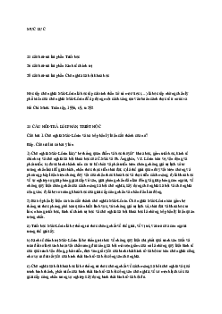 Ngân hàng cây hỏi ôn tập môn Triết học Mác - Lênin (có đáp án)