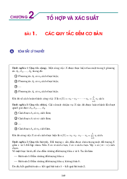 Hướng dẫn giải các dạng toán tổ hợp và xác suất