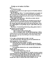 Ôn tập Cơ sở Văn hóa Việt Nam: Khái niệm và di sản | Quản lý văn hoá | Trường Đại học Khoa học Tự nhiên, Đại học Quốc gia Hà Nội