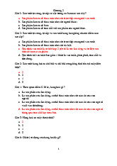 Trắc nghiệm Chương 2 - Các khái niệm cơ bản về hàng hoá và giá trị môn Kinh tế vi mô 1 | Học viện Tài chính