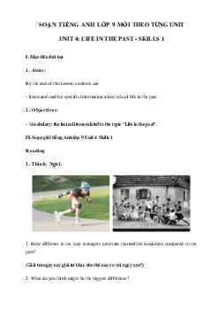 Unit 4 lớp 9 Skills 1