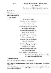 Đề thi thử tốt nghiệp THPT 2025 môn Ngữ văn bám sát đề minh họa - Đề 57