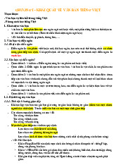 Tổng hợp kiến thức văn bản tiếng Việt - Cuối kỳ học 2023
