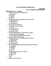 Ôn tập tiêu hóa | Đại học Nguyễn Tất Thành