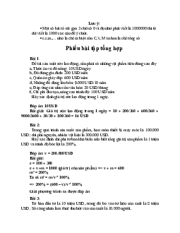 TOP 8 bài tập môn Toán thống kê (có đáp án)