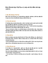 Đặc điểm khí hậu Việt Nam và nhận xét đặc điểm khí hậu nước ta - Địa lí 9