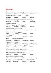 Tài liệu ôn tập - Tiếng anh chuyên ngành | Trường đại học Hồng Bàng