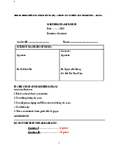 Đề thi giữa kỳ học phần Macroeconomics năm 2022 | Trường Đại học Quốc tế, Đại học Quốc gia Thành phố Hồ Chí Minh