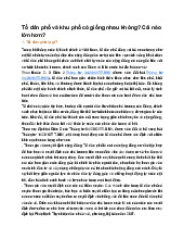 Tổ dân phố và khu phố có giống nhau không? Cái nào lớn hơn?