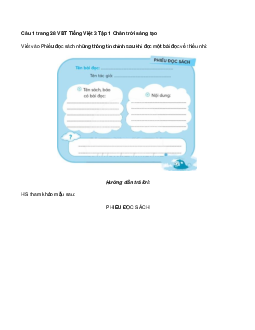 VBT Tiếng Việt 3 trang 28, 29, 30, 31 Bài 3: Hai bàn tay em | Chân trời sáng tạo