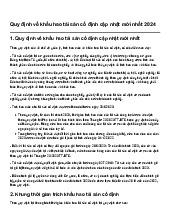 Quy định về khấu hao tài sản cố định cập nhật mới nhất 2024