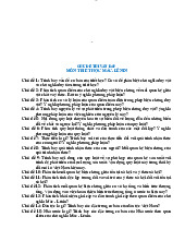 Chủ đề thi vấn đáp - Kinh tế chính trị | Trường Đại học Mở Hà Nội
